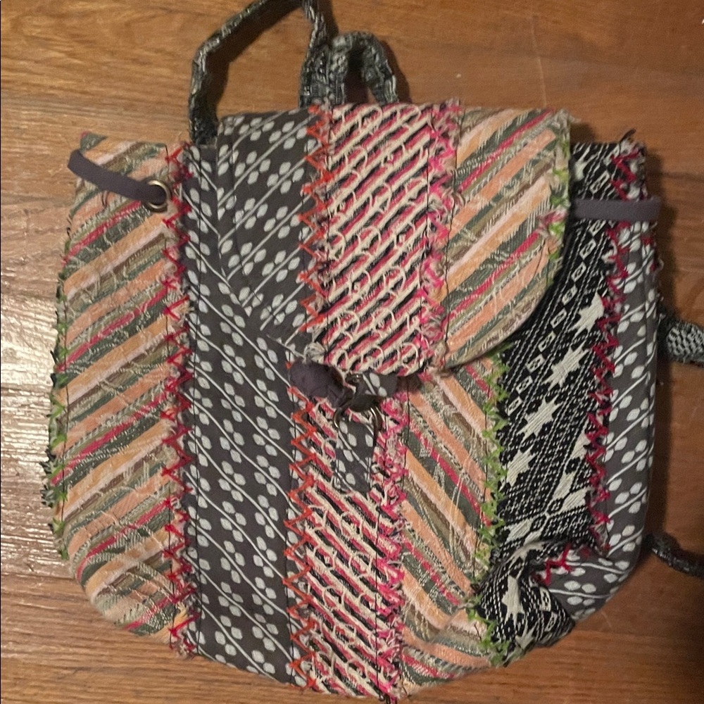 Multicolor Patterned Demdaco Book Bag - image 1